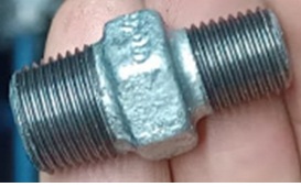 Niple de Redução R.3/8" para 1/4" BSP - NR3.8-1.4 - PNX PNE